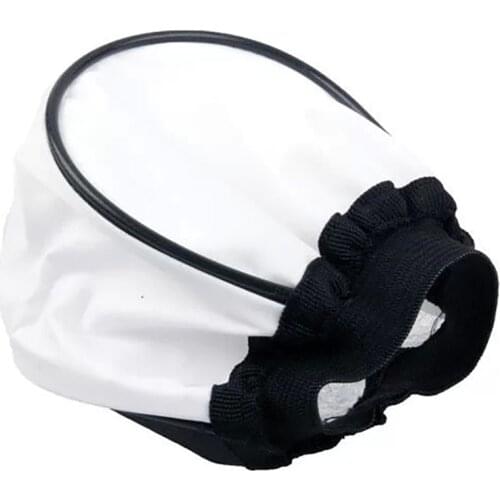 White Nylon Flash Diffuser Cap for Flashgun Speedlight Photography, Portable Cloth Softbox Universial Flash Diffuser
