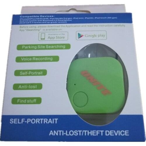 1 Piece Hot Mini Bluetooth 4.0 GPS Tracker Locator Alarm Portable Anti-lost Key Finder Car Key Pet Tracker Anti-Theft Device