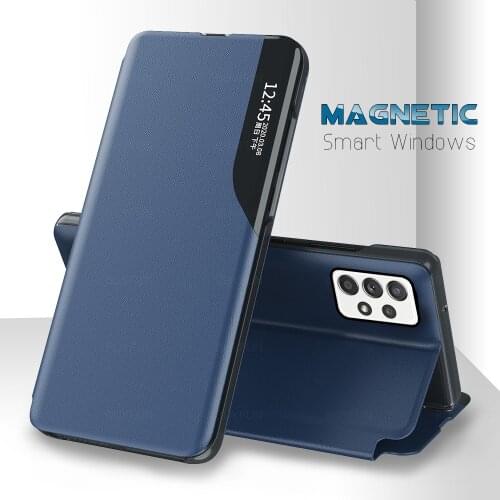 For samsung a 52 5G case Smart Magnetic Leather Flip Cases For Samsung Galaxy A52 5G A 52 52A SamsungA52 Book Stand Phone Cover