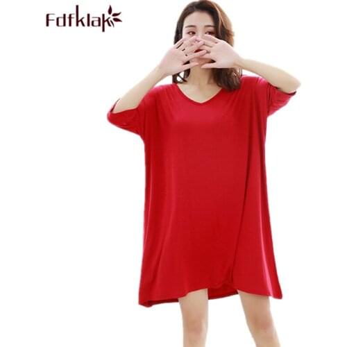 Летние платья с коротким рукавом Fdfklak China At AliExpress