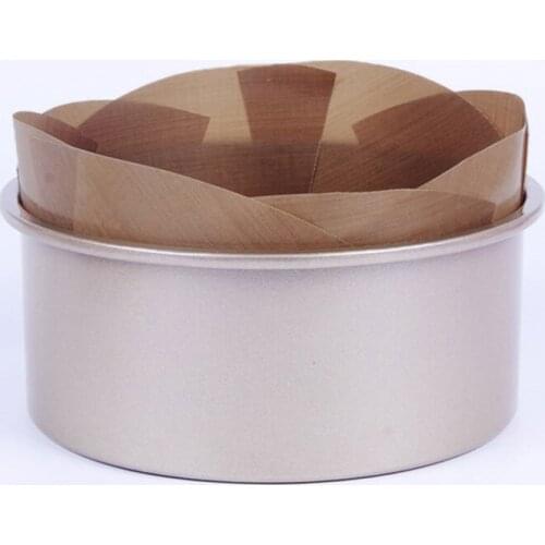 Baking Tools Non Stick Cake Tin Liner Non Stick For Baking Pan Sheet PTFE Liner Made In Saint Round Cake Mats