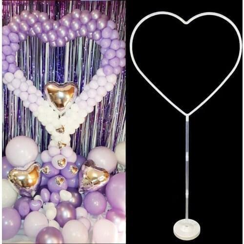 Heart-shaped Sky Circle Balloon Circle Decor Wreath Hoop Balloon Ring Arch Bow For Valentines Day Wedding And Love Themed Party