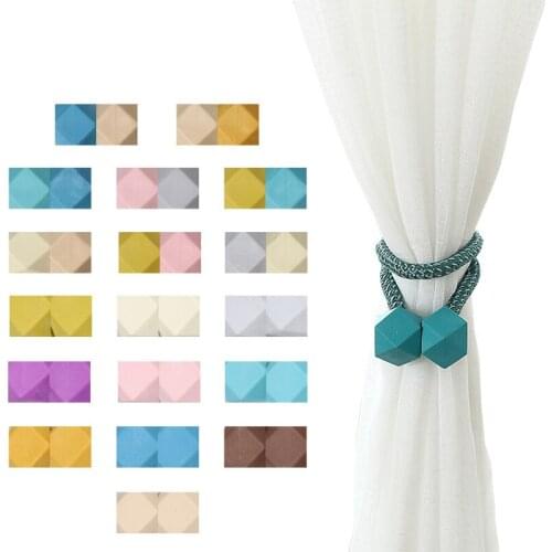 Cube Curtain Magnetic Buckle Strap Modern Minimalist Diy Curtain Holdback Magnet Clip Curtain Decorative Accessories