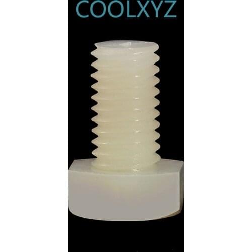 Nylon outer hexagonal bolt PA66 white plastic screw M5 M6 M8 M10 M12 5PCS