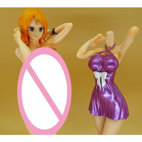 One piece nami cheongsam Ver. two bodies 1/6 anime girl figure naked anime figures