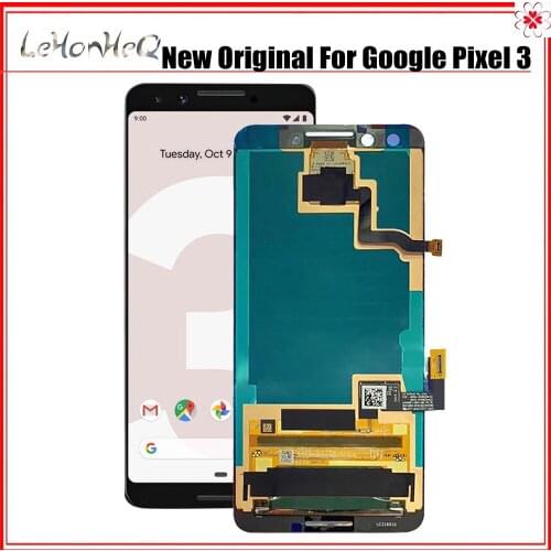 Original LCD For Google Pixel 3 LCD Display Touch Digitizer Assembly For Pixel 3 LCD Screen Pixel3 Replacement LCD Screen