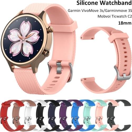 18mm 22mm Band for Mobvoi Ticwatch C2/Ticwatch pro/Ticwatch E2/Ticwatch S2 Watchband 20mm for Samsung Galaxy Watch 42mm Strap
