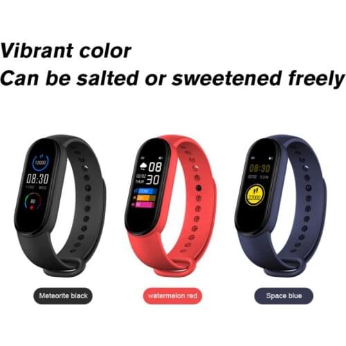 M6 Smart Watches Smart Band Sports Fitness Tracker Pedometer Heart Rate Blood Pressure Monitor Connection Bracelet Men Women
