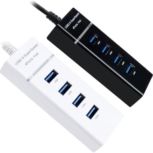 USB Hub 3.0 USB Splitter Multi USB 3.0 Hub Multiple 4 Port Hub Splitters Use Power Adapter Computer Accessories Hub For PC