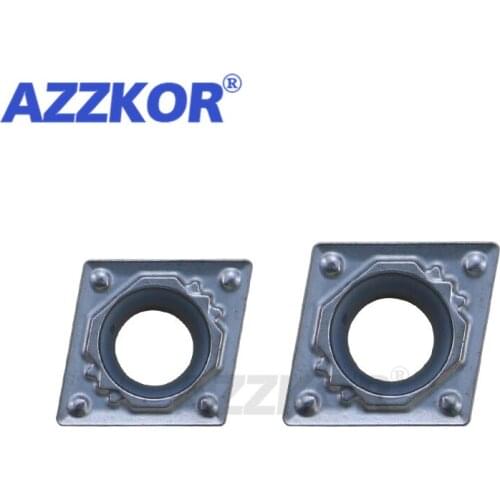 Internal Ceramic Inserts CCMT060204-HQ NTC60 Turning Tools CNC Center Lathe For Machining Material AZZKOR Ceramic Carbide Blades