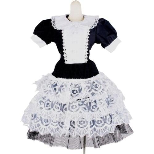 [wamami] 124# Dress/Suit 1/4 MSD BJD Dollfie Black&White