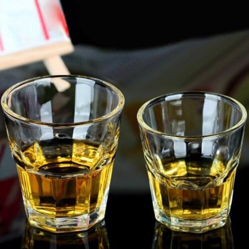 1pc clean Crystal Octagon Cup glass liquor glass short glass vodka glass chinese white wine glass Whiskey Rum