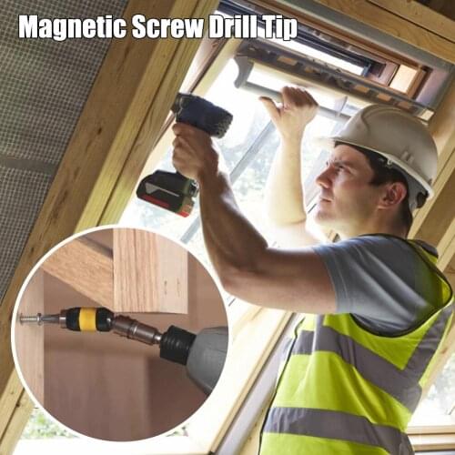 1pcs Flexible Durable Magnetic Shaft Drill Tip Screwdriver Extension Drill Bit Screw Drill Bit For Electric Screwdriver Batch