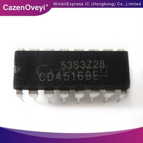 10pcs/lot CD4516BE DIP16 MC14516BCP MC14516 CD4516 DIP 4516BE DIP-16 new and original IC In Stock