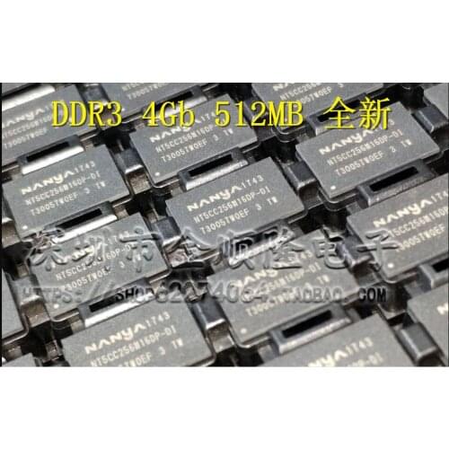 100% New&original NT5CC256M16DP-DI 512MB 1.35V NANYA DDR3 In Stock