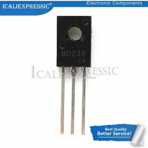 20PCS BD238 TO-126 80V 2A Best quality In Stock