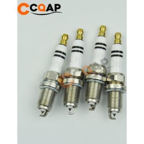 4 x Platinum Spark Plug 101905631H 0241245666 For A4 A5 Q3 Beetle CC Eos Golf 101 905 631 H