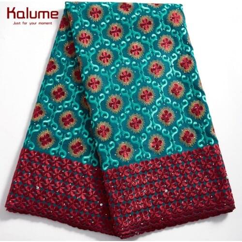 Kalume African Lace Fabric Diy Dress Nigerian Lace Fabric Stone Swiss Voile Lace In Siwtzerland For Party Lace Fabric F2332