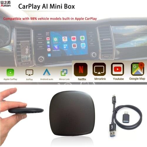 Android 9.0 Mini Box UX999 Carplay AI Box for Mecerdes W213 S213 E Class GLE GLC GLS GLA CLA CLS A C S Multimedia YouTube USB