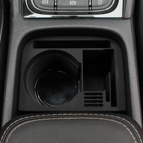 Auto Central Control Armrest Water Cup Holder Base Storage Box Fit For Skoda Kodiaq 2017-2020 Interior Modelling Car Accessories
