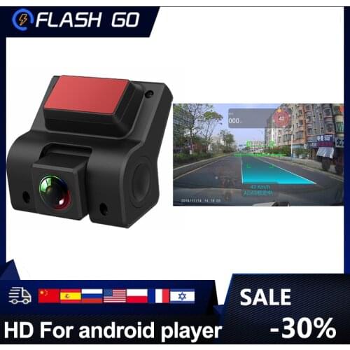 HD Car Video Camera Recorders Android USB Car DVR ADAS Dash Cam 1080P HD Lens Driving Recorder Hidden Type for Android player