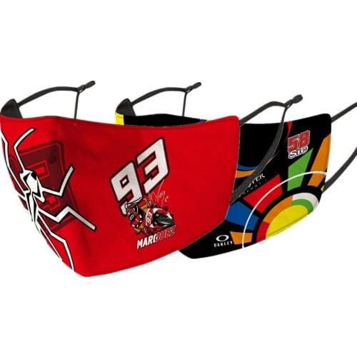 Adult Cosplay Cloth Masks Washable Face Bandanas Balaclava Dust-Proof Reusable Cotton Half Face Decoration Motorcycle Cycling