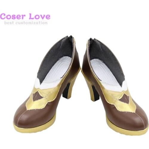 Fate Grand Order Caster Leonardo da Vinci Cosplay Shoes Boots Halloween Christmas Shoes