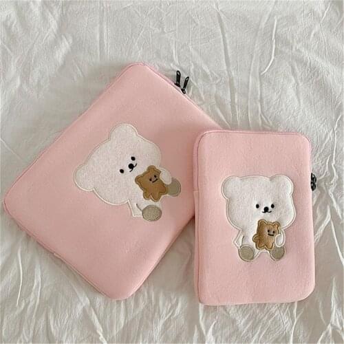 Tablet Sleeve Cute iPad Air 2020 Case iPad Pro 12.9 11 10.5 Cover Bag Laptop Pouch Bag Girls Women Korea iPAD Funda 15 Inch