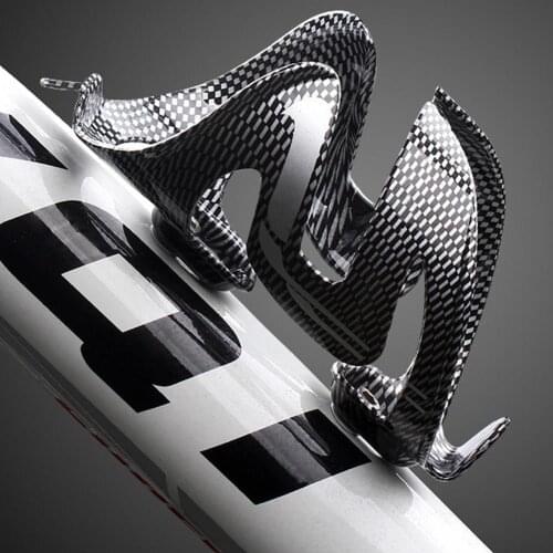 Carbon Fiber Bicycle Bottle Holder Road Bike Water Bottle Drinks Holder Cycling Rack Cage Outdoor MTB Bike Bicycle Accessory