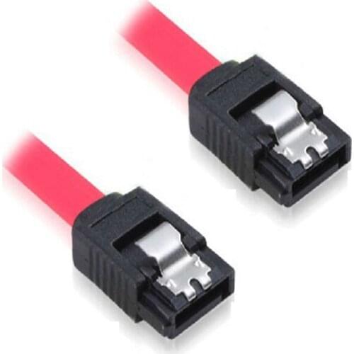 Data HDD Hard Drive Disk Signal Cables Yellow Red Straight High Speed SATA Data Cable Sata2.0 With Shrapnel Hard Disk Box Cable