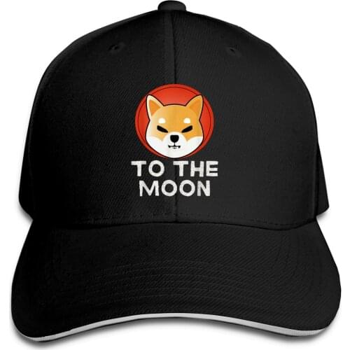 Shiba Inu To The Moon Token Shib Coin Crypto Hodler fishing hip hop cap Shib Army Vintage Mens Womens cap