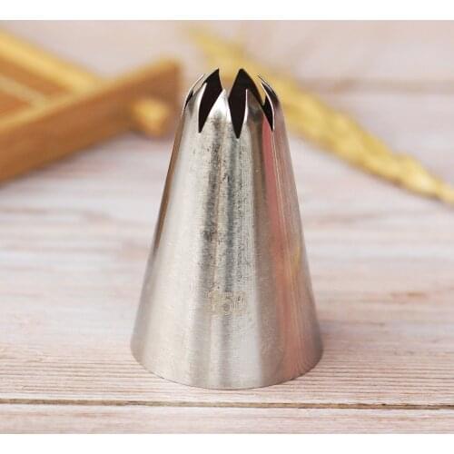 #350 Close Star Large Size Piping Nozzle Cake Cream Decoration Stainless Steel Icing Tips Cupcake Decorating Pastry Tools