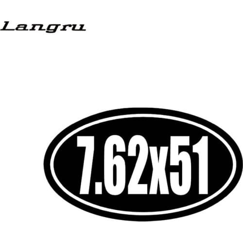 Langru Hot Sale 1 NATO Ammo Vinyl Decals Motorcycle Car Sticker Car Stying Accessories Jdm