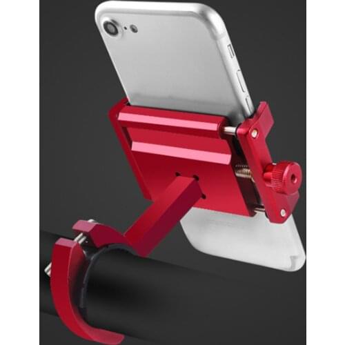 Metal Motorcycle Bicycle Phone Holder Stand For iPhone 12 Xiaomi Scooter MTB Mountain Bike Phone Holder Handlebar Mount Bracket