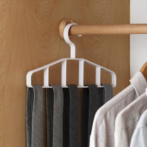 Multi functional scarf hanger space saving supporter with different grids best selling household clothes rack