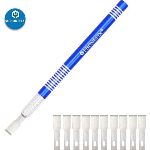 Mobile Phone Motherboard Repair PCB circuit board DIY Repair Hand Tools Non-Slip Metal Scalpel Knife Tools Kit