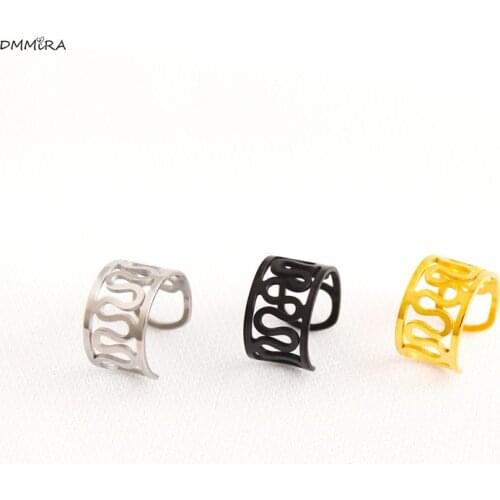 Fashion Geometric Hollow Ear Bone Clip Women Earrings Gold Color Trendy Punk Vintage Earrings Geometric Clip Earrings