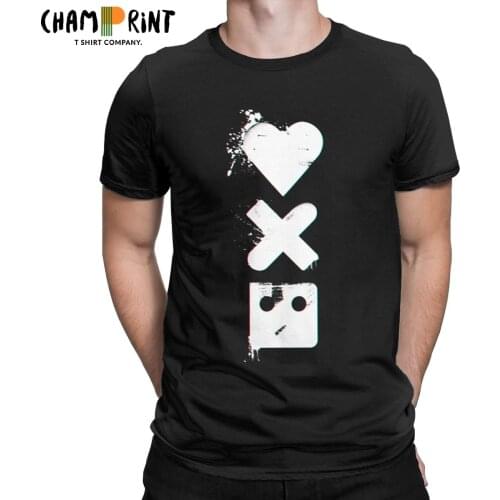 Love Death And Robots T-Shirts Men Funny Pure Cotton Tees Round Neck Short Sleeve T Shirts 6XL Clothes