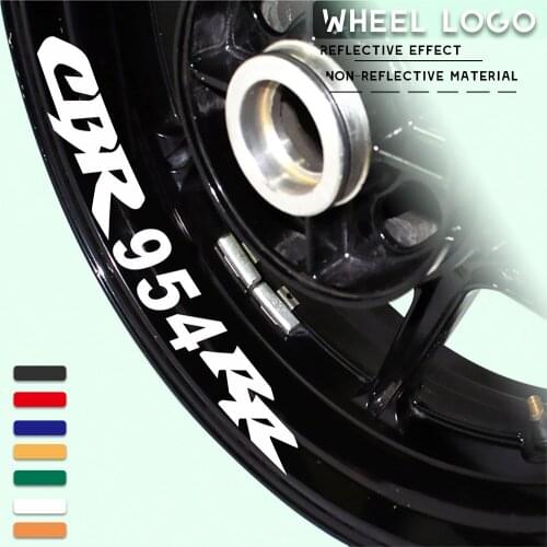 Motorcycle wheel stickers decorative decals reflective waterproof trend frame decals for HONDA CBR954RR cbr 954rr