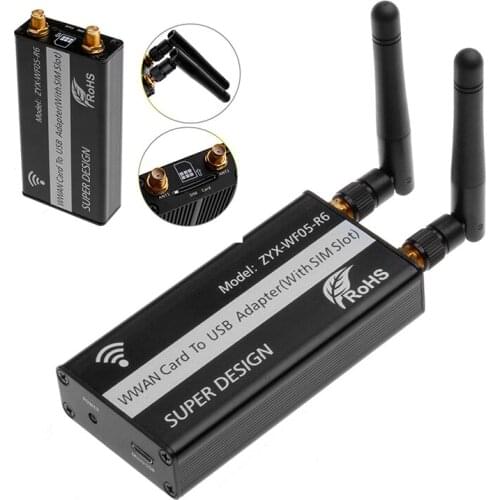 NGFF(M.2) to USB Adapter With SIM Card Slot for WWAN/LTE/4G Module NEW