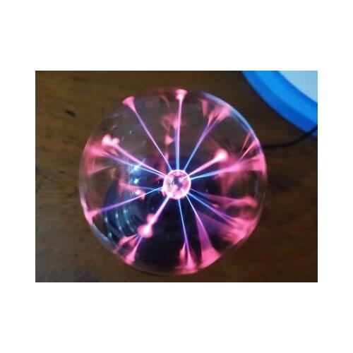 Novelty Lightings Glass Magic Plasma Glass Ball Light Table Lights Sphere Nightlight Kids Gift For New Year Xmas Magic Desk Lamp