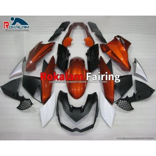 Motorbike Bodyworks For Kawasaki Z1000 2010 2011 2012 2013 Black Orange Aftermarket Motorcycle Fairing Kit (Injection Molding)