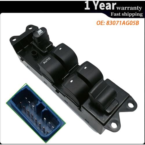 Window Control Switch Regulator Button Console For Subaru Legacy Outback 2005-2009 14551966 83071AG05B