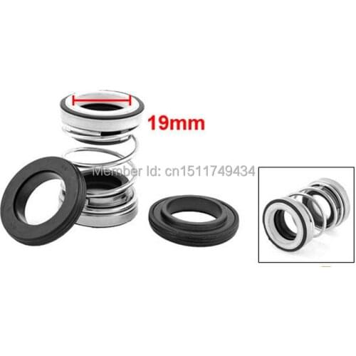 Rubber Bellows Ceramic Rotary Ring Mechanical Shaft Seal 19mm Dia for Pumps 2pcs