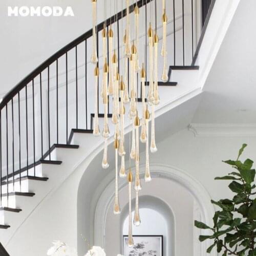 LED Hanging Lamps Modern Golden Pendant Lights for Living Room Dining Table Decoration Home Copper Round-Ball Indoor Lightings