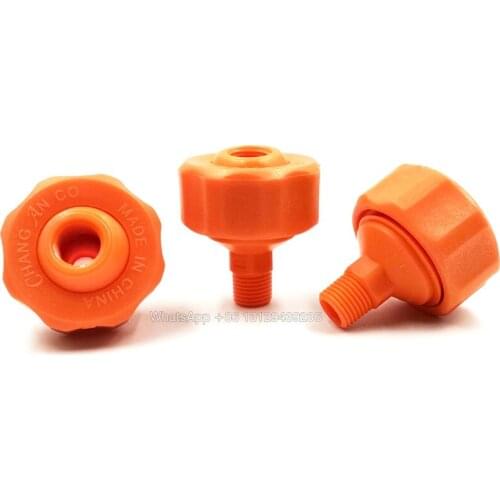 PP 155 Series Ball Nozzle Connector, Ball Joint Connector,1/4" Cow Farm Misting Anti-Drip Plastic Fan/Cone Nozzle