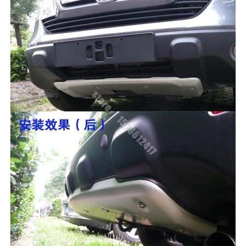 For Honda CR-V CRV 2007-2009 Car styling Aluminum alloy Front And Rear Bumper Skid Protector Plate Cover