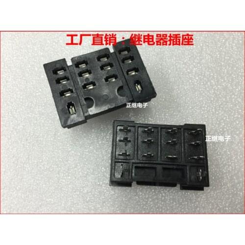 2pcs/lot PCB Relay Receptacle LY4N-J welding base for LY4N-J