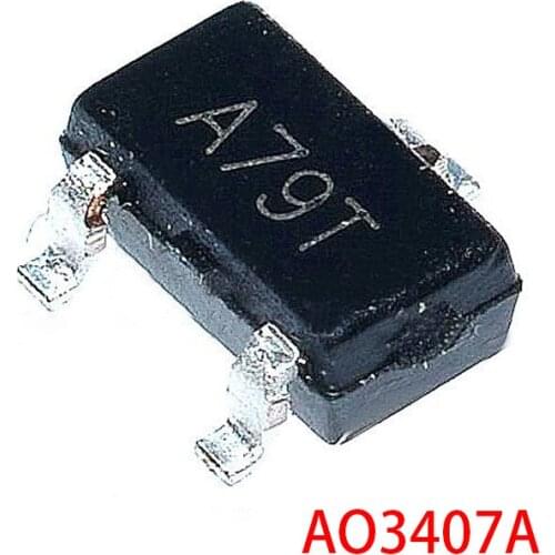 50PCS AO3407A SOT-23 marking: A79T AO3407 SOT23 P-Channel MOSFET New Original