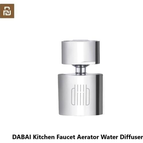 Xiaomi DABAI Kitchen Faucet Aerator Water Diffuser Bubbler Zinc Alloy Water Saving Filter Head Nozzle Tap Connector Double Mode